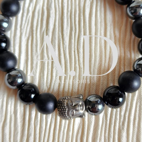 Gelang Kesehatan Batu Alam Buddha 8mm