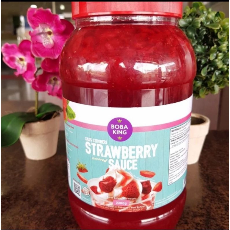

Strawberry Jam Boba King 2,3L/ Selai rasa strawberry