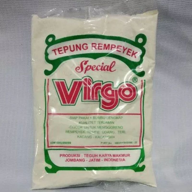 

Virgo Tepung Rempeyek 30 Gr | Special | Siap Pakai | Bumbu Lengkap | Kualitas Terjamin | Ecer