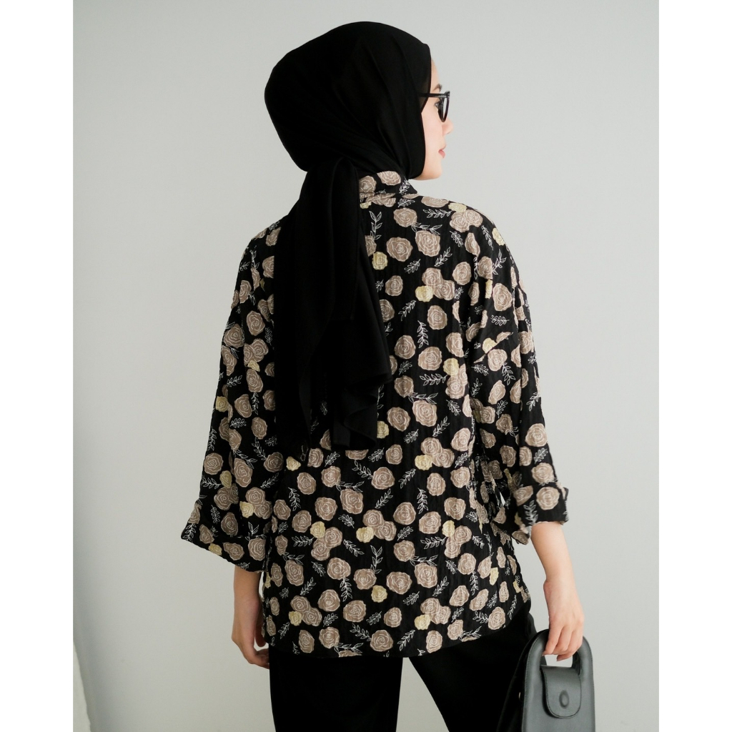 Myrubylicious XILONE SHIRT KODE YY 2485 | KEMEJA | KEMEJA WANITA | KEMEJA MOTIF | KEMEJA BUNGA