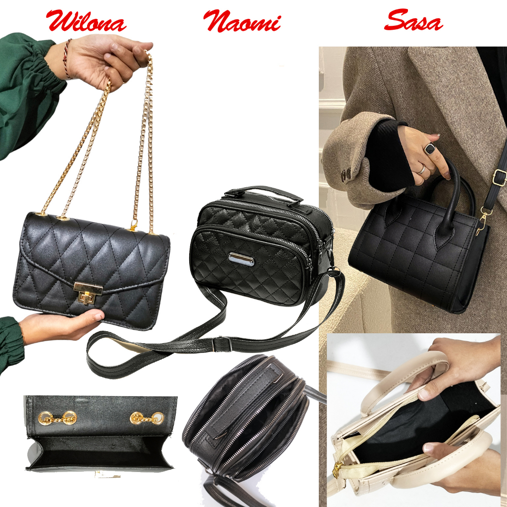 Kado ulang tahun hadiah ultah set hampers tas wanita hitam murah kado ulang tahun cewek gift set graduation shoulder bag dan dompet