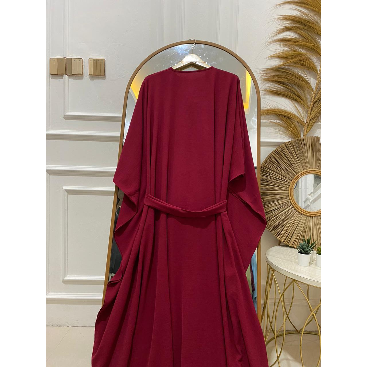 Ima dress muslim wanita terbaru kekinian busui friendly allsize model batwing nyaman digunkan syar&quot;i