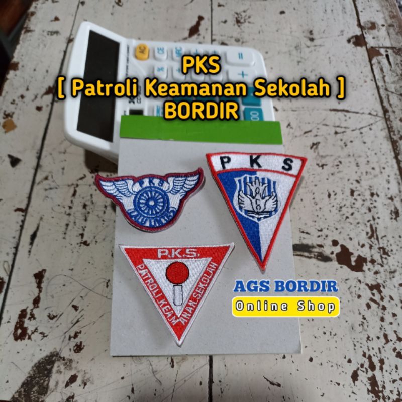 PKS bordir patroli keamanan sekolah atribut pks