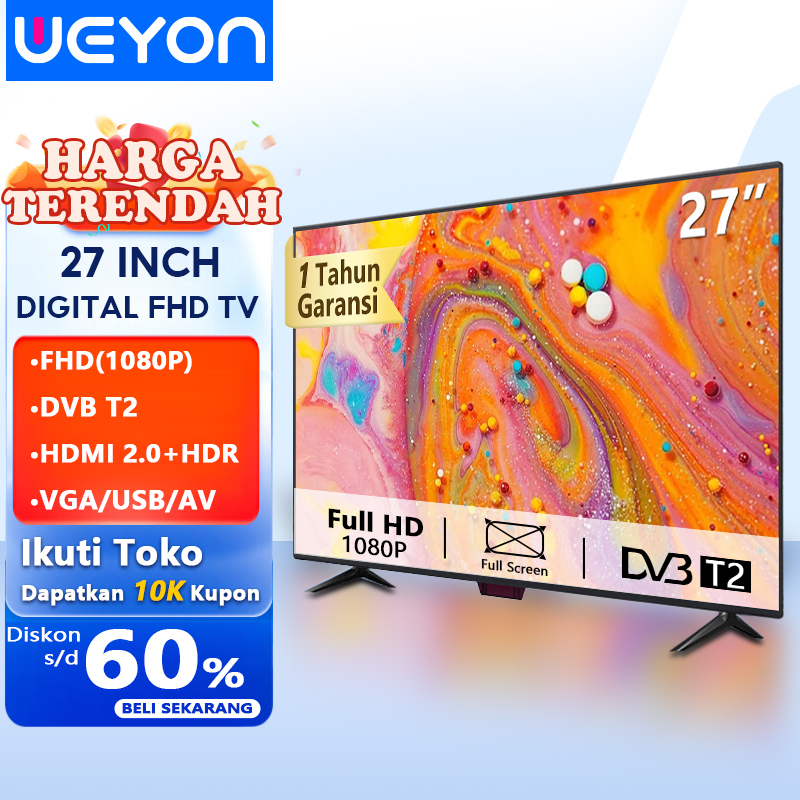 Weyon TV LED 27 Inch Digital TV FULL HD Garansi 1 Tahun