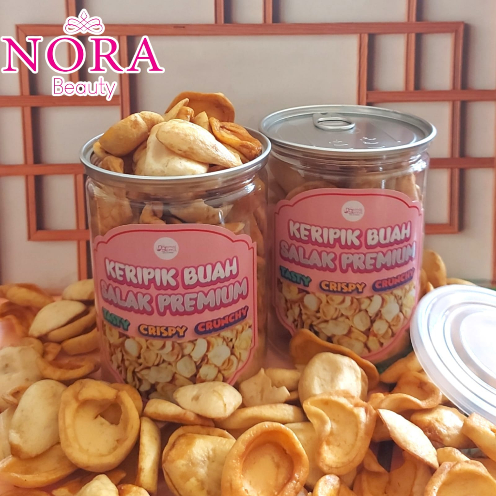 

Cemilan Keripik Buah Salak Kemasan CAN Premium //murah