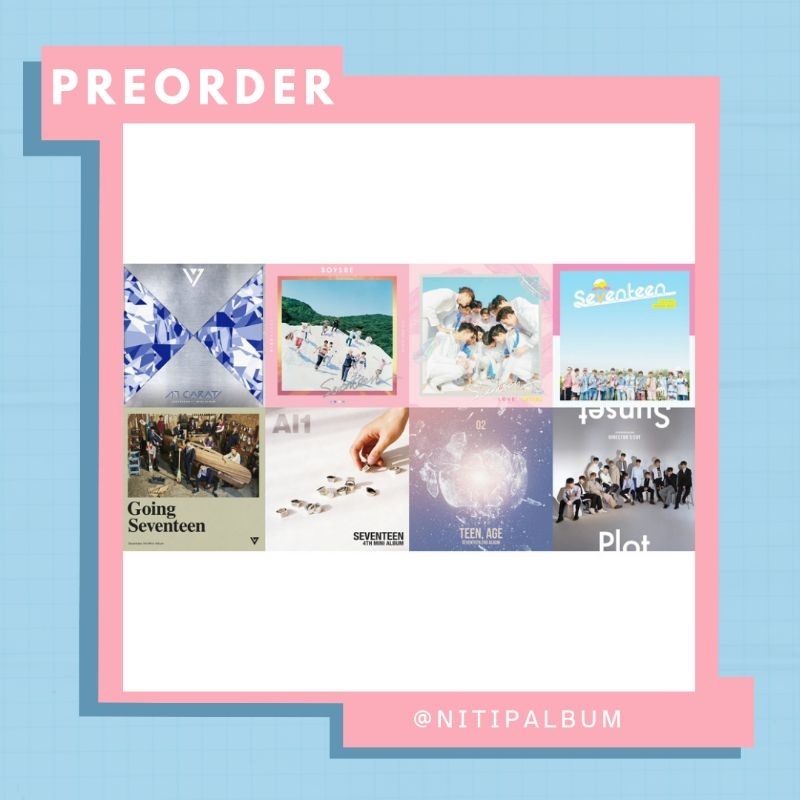 [PO] SEVENTEEN Re-release Album (Old Album)