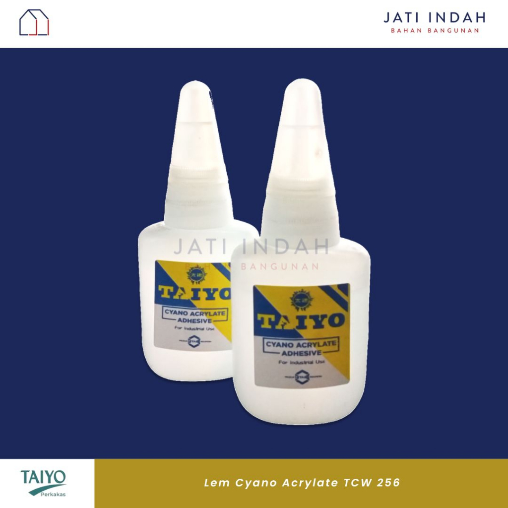 Lem Taiyo Cyano Acrylate Jumbo Alteco Serbaguna 25 gram (Lem Tetes Korea)
