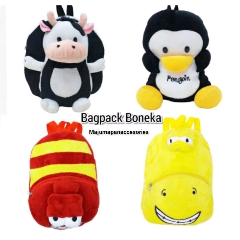 Tas Ransel Barney PINGUIN/ Tas Ransel Anak/ Bagpack Boneka/ Bagpack Larva