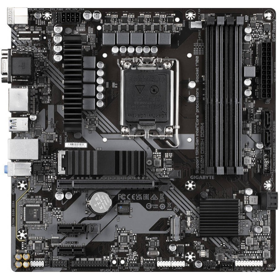 Gigabyte B760M DS3H DDR4 - LGA1700, Gen 12, Gen 13 / motherboard