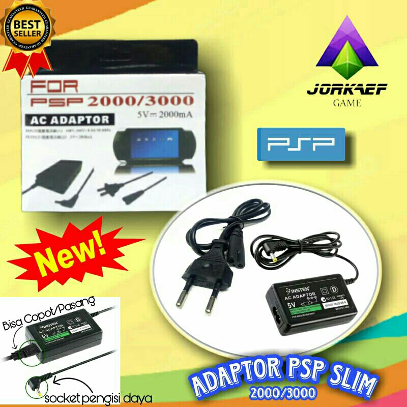 AC Adaptor PSP SLIM 2000 / Charger PSP 2000 3000 MURAH