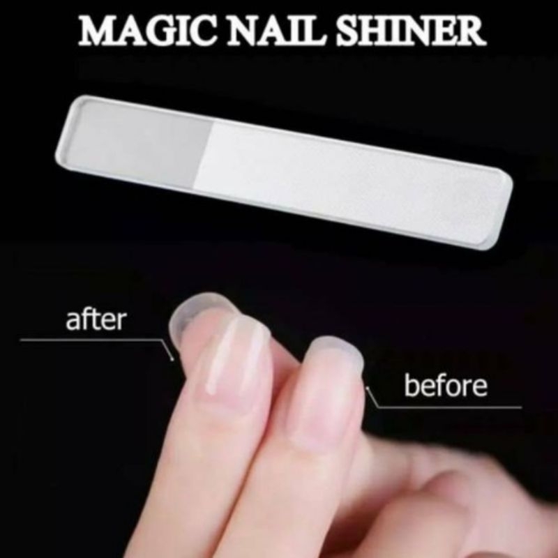 Kikir Kuku Mengkilap Tahan Lama Pengkilap Kuku Nail Shiner (Include Box)