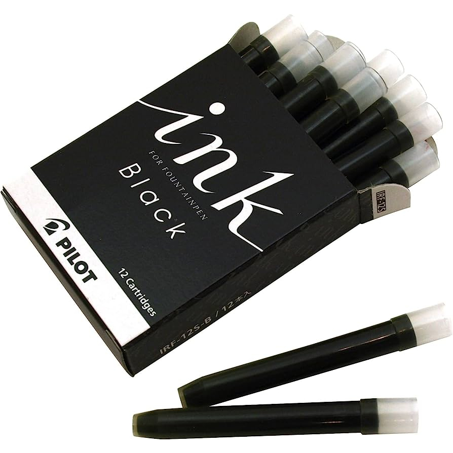 

Pilot Kakuno Ink Cartridge Refill Fountain Gel Ink Tinta Isi Ulang Kemasan Isi 12 IRF-12S