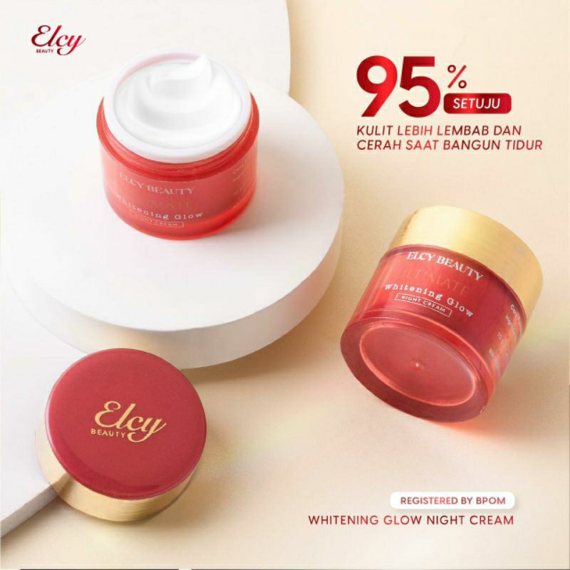 ECER NIGHT CREAM ELCY BEAUTY BPOM LC BEAUTY