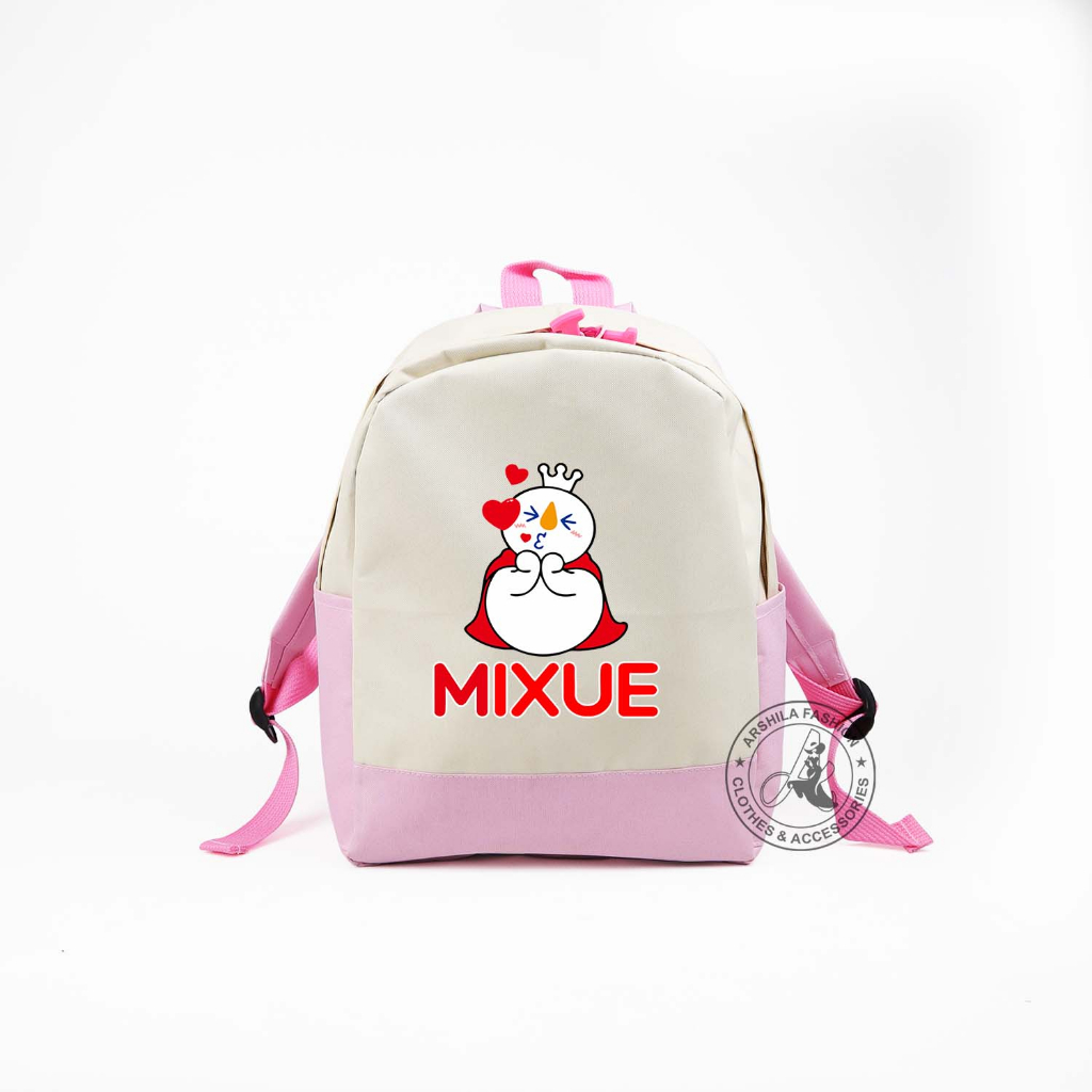 Tas Anak Laki-laki dan Perempuan Ransel Motif Mixue TK Dan SD TASMIX01