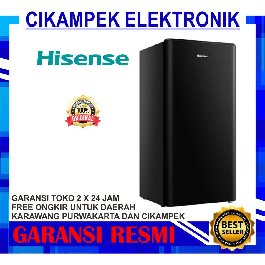KULKAS HISENSE RR198D4IBN 1 PINTU RR-198D4IBN