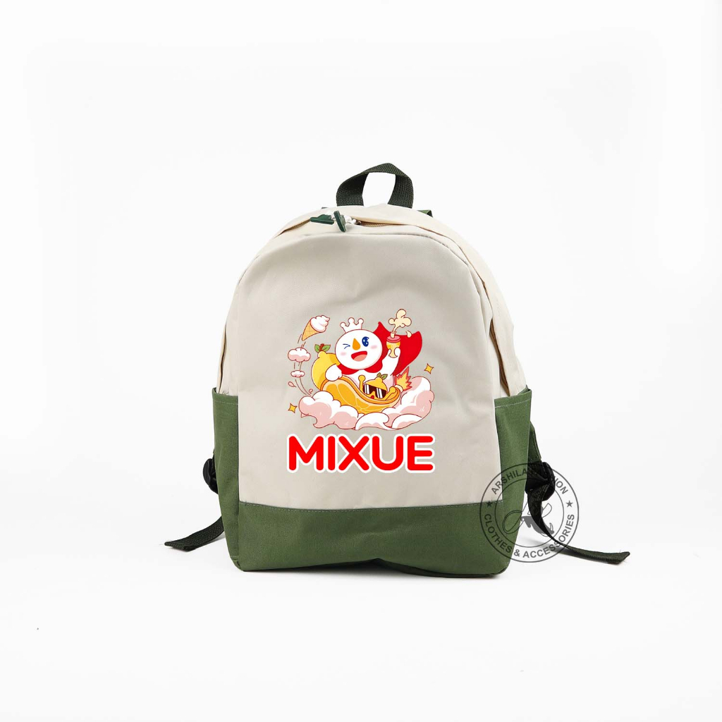 Tas Anak Laki-laki dan Perempuan Ransel Motif Mixue TK Dan SD TASMIX04