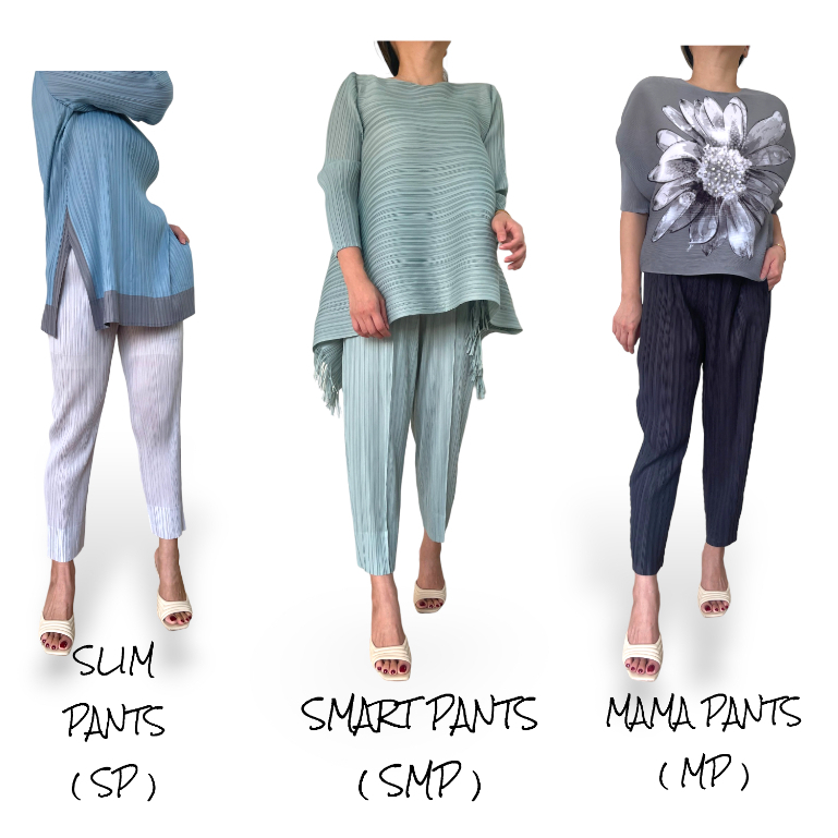 Celana Wanita Celana Pensil Plisket Premium Pleats Pants - Slim Pants and Mama Pants