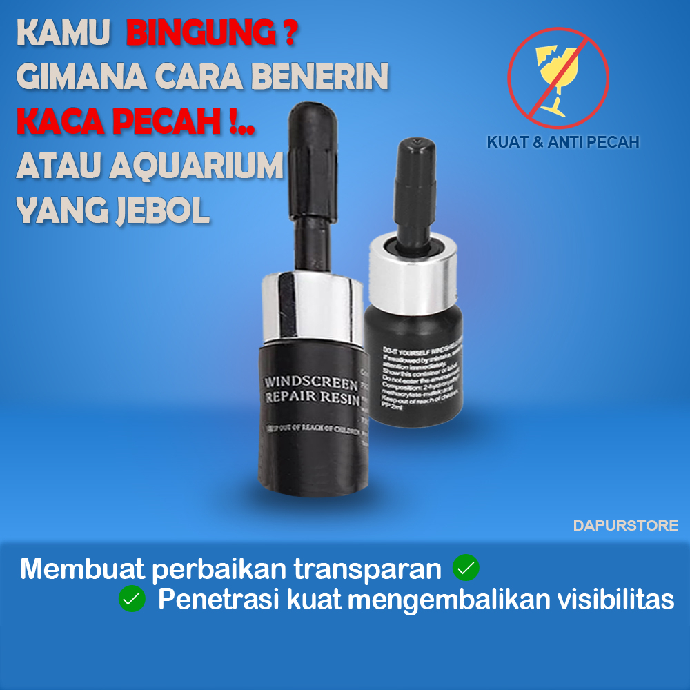 Lem Kaca Depan Mobil Retak Tanpa Bekas