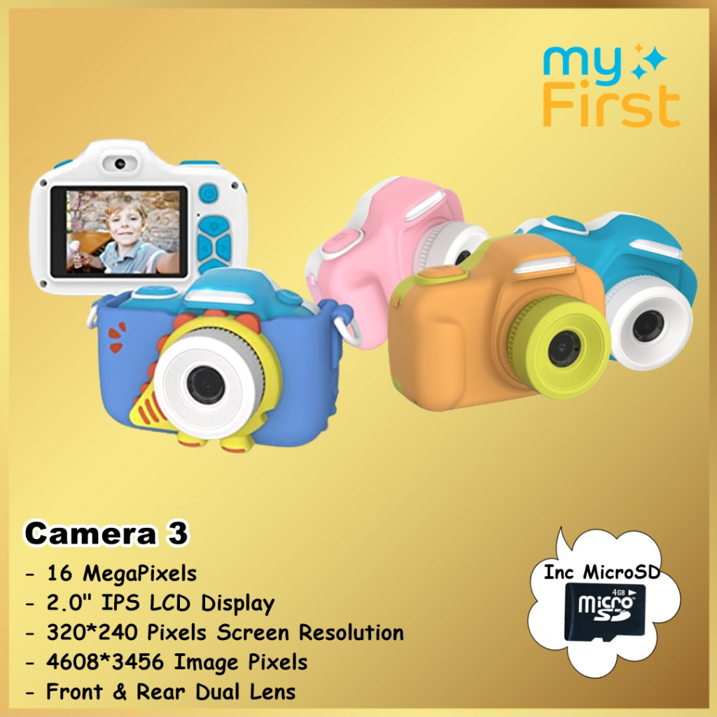 MyFirst Camera 3 Camera3 My First Video Photo Digital LCD Travel Kids