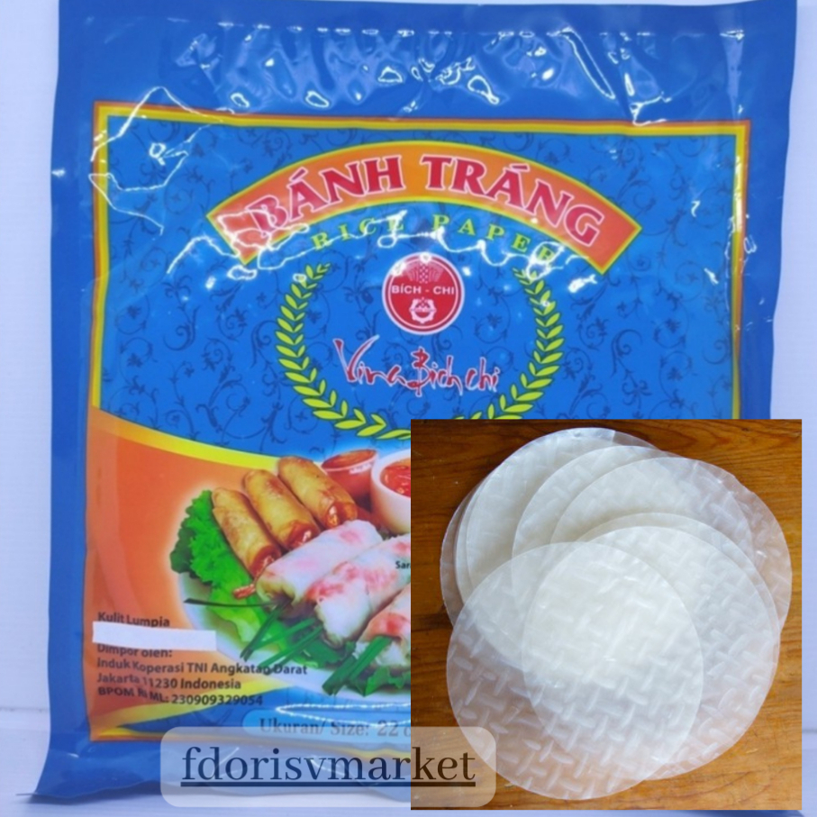 

〽️REPACK〽️ 5PCS Bich Chi Banh Trang Rice Paper 22cm / Rice paper isi 5 Lembar