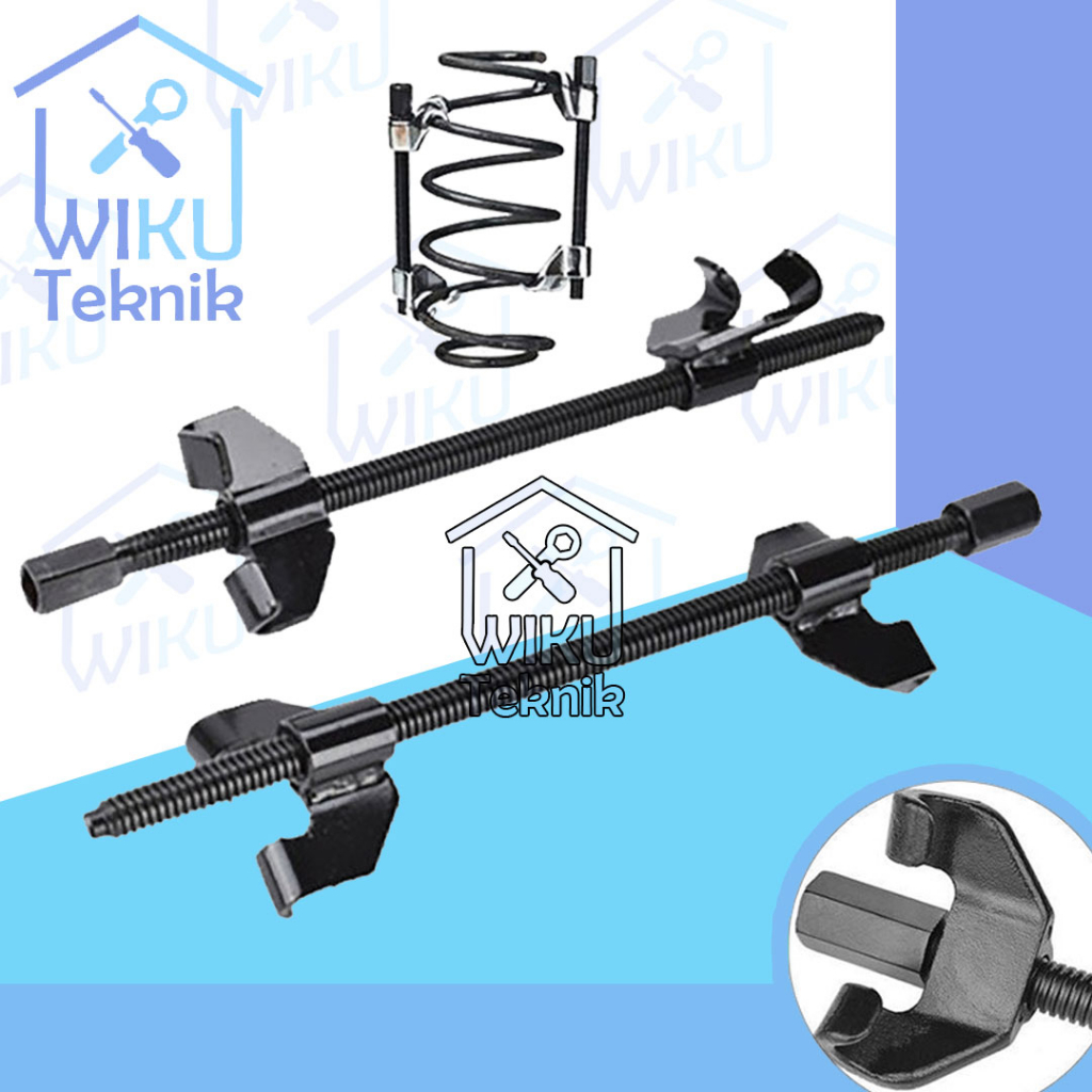 WiKu Treker Per Keong 380 mm Coil Spring Clamp Penahan Shock Mobil