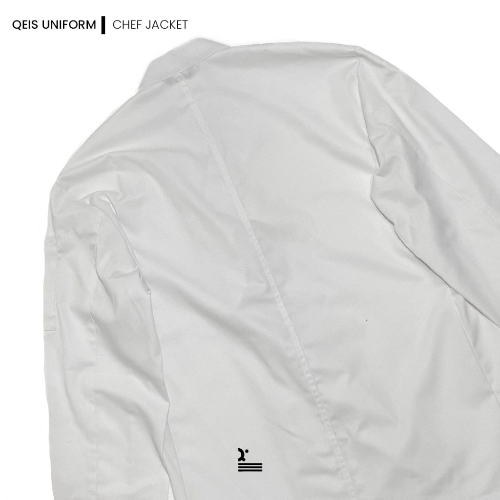 Tradisional Chef Jacket Double Breasted Pria dan Wanita by QEIS UNIFORM