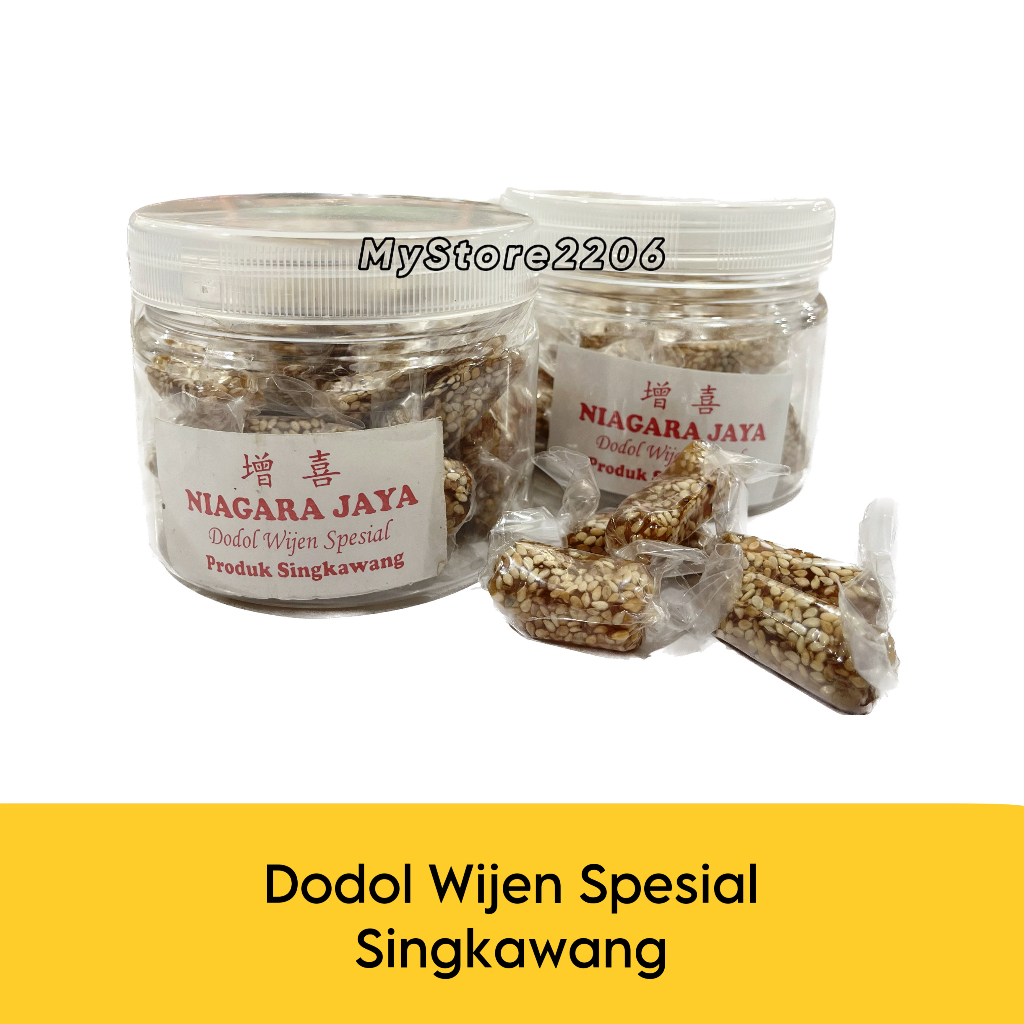 Snack / Cemilan Jadul Dodol Wijen Special Niagara Jaya khas Kalimantan