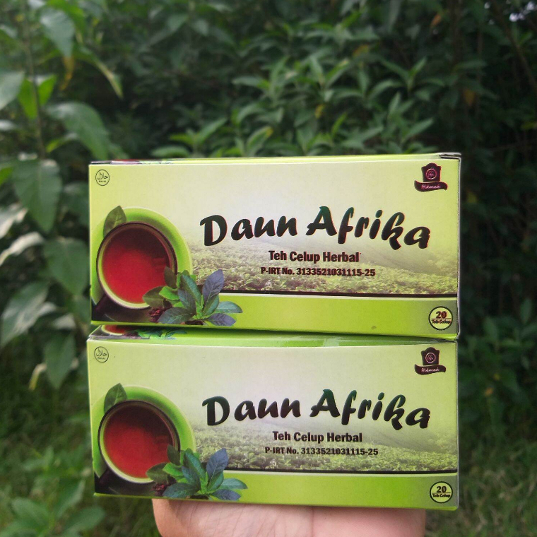 

Teh celup daun Afrika hikmah isi 20 kantong / membantu menurunkan kolestrol