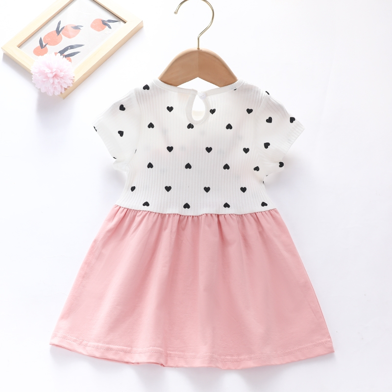 Bayi - 2 Tahun - Dress Anak XI Ha Korea Style | Dress Premium Baju Anak Perempuan Gaya Korean Dres Lengan Pendek KiosBalitaaprillia