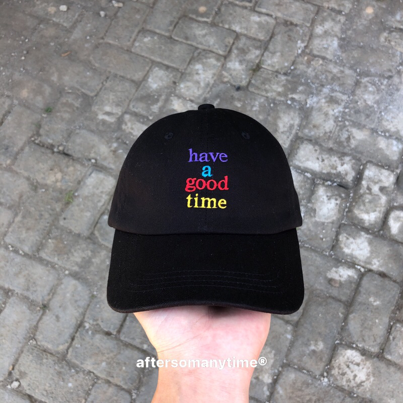 Cap Have a good time Bordir - Black