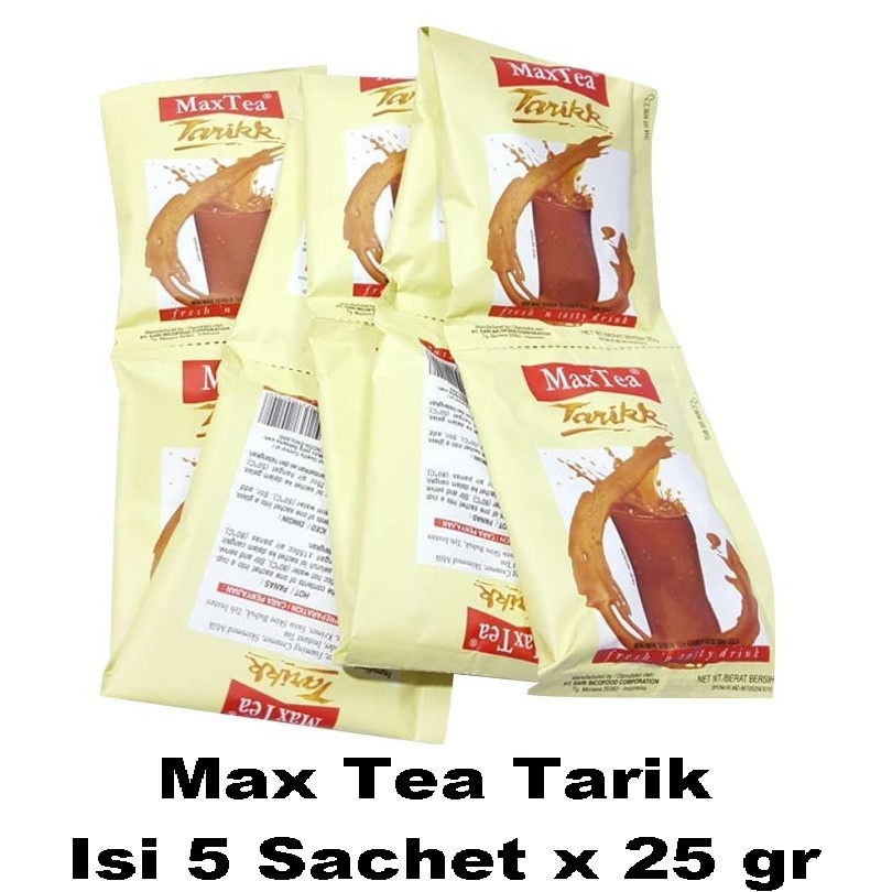 

MaxTea Tarik Isi 5 Sachet x 25 gr - Teh Tarik Max Tea