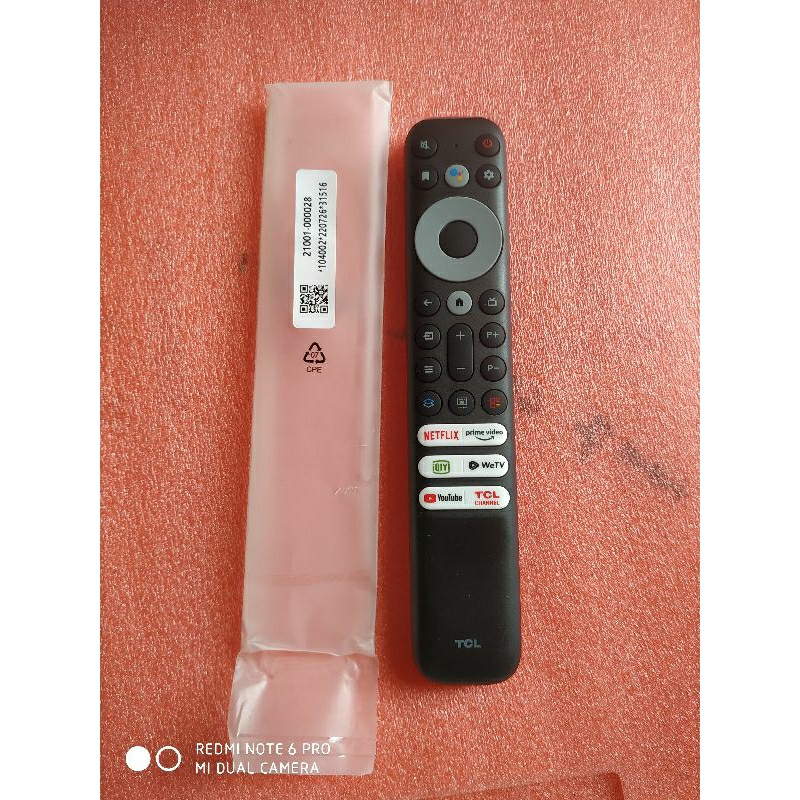 REMOT - REMOT TV - TCL - ANDROID - 43A5 - 43A8 - 43A10 - 43A18 - 43A30 - 50A5 - 50A8 - 50A10 - 50A18