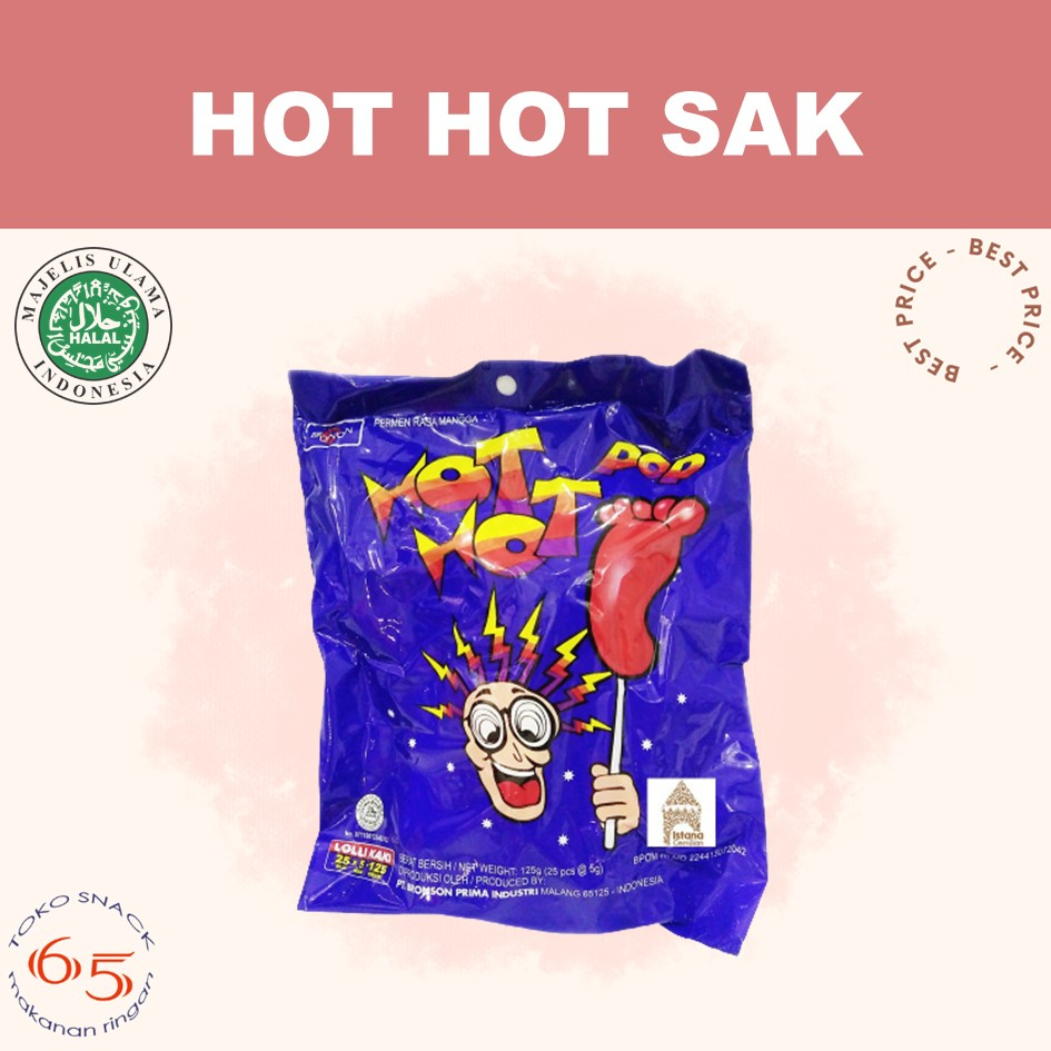 

Hot Hot Pop 25. permen lolipop. PAK