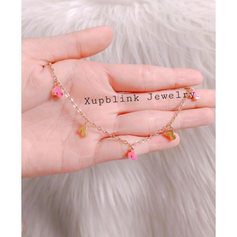 Gelang Rantai Titanium Cassie Gelang Rantai Wanita Awet