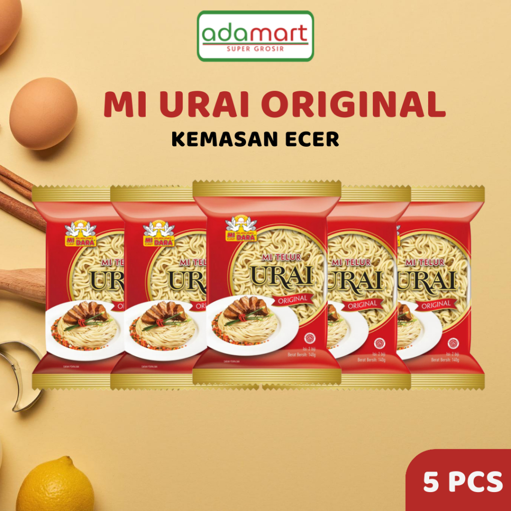 

Mi Urai Original Mi Telur Burung Dara (5 pcs)