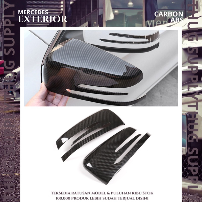 COVER SPION CARBON MERCEDES BENZ UNIVERSAL KARBON FRAME E C G A CLS GLA CLA CLS CLASS W204 W207 W212 BODY MERCY FIBER LIPS