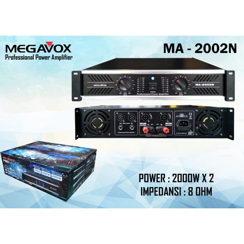 POWER MEGAVOX MA 2002M ORIGINAL