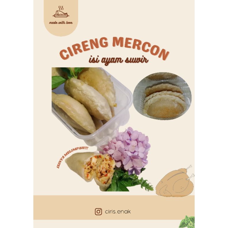 

Cireng Isi Ayam Suwir Pedas Sedang