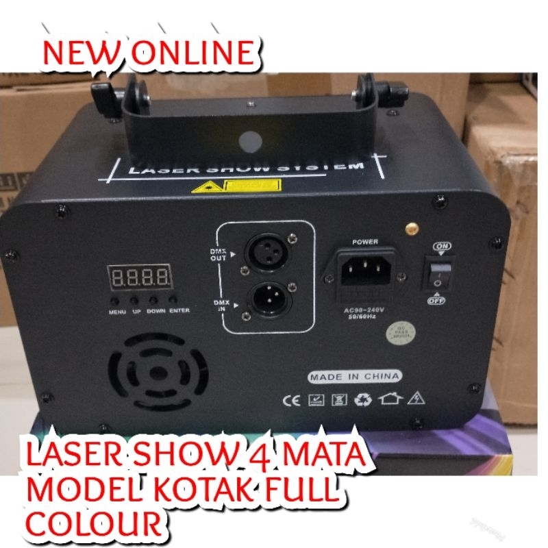 LASER SHOW 4 MATA MODEL KOTAK FULL COLOUR