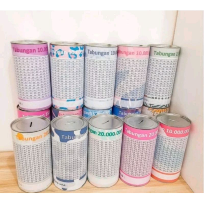 celengan target 10juta dan 8 juta random