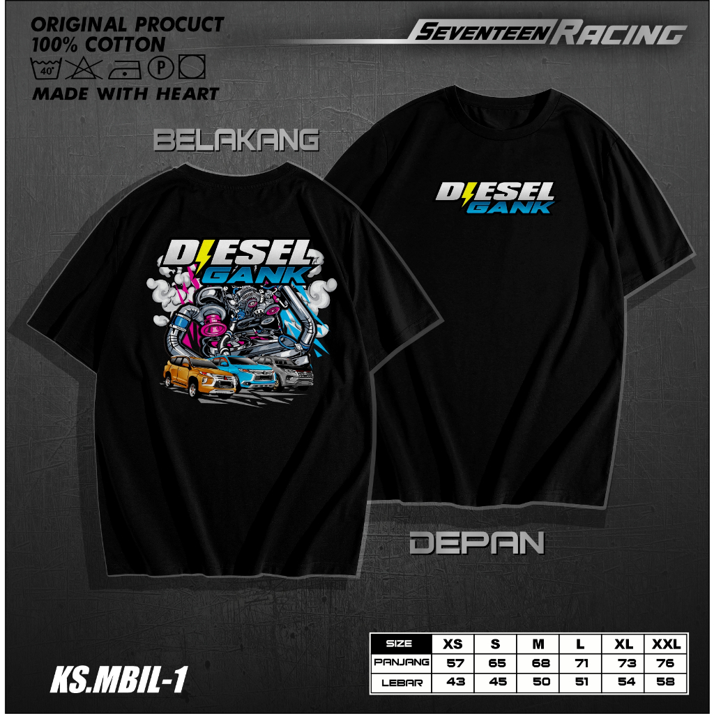 T Shirt DIESEL GANK KAOS DIESEL GANK KAOS IR.SOEKARNO POWER DIESEL KAOS TERBAIK 2023 01