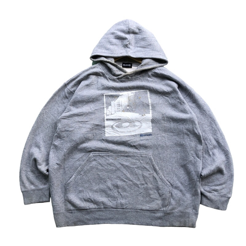 Jaket jumper jemper Hoodie airwalk oversize abu abu #trz163 original brand asli ori murah