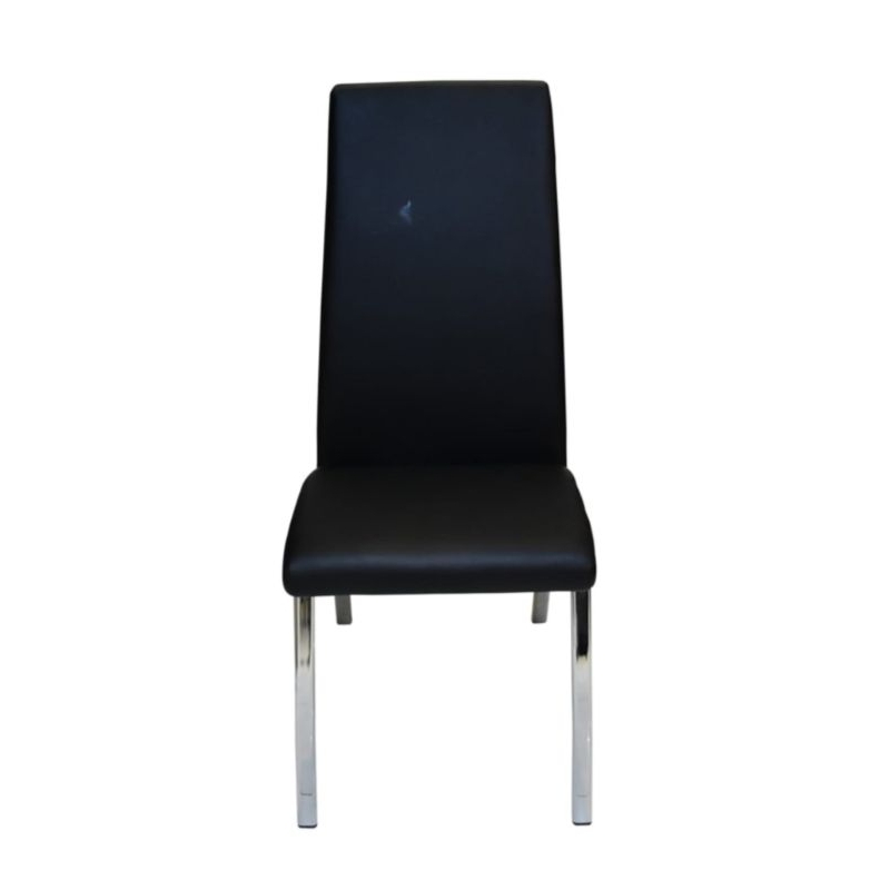 KURSI MKAN DINING CHAIR HITAM STAINLESS TAHAN KARAT KUAT MERK INFORMA HARGA SATUAN PER PCS 1PCS