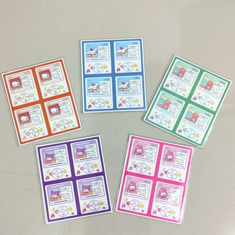 

sanrio sticker songs playlist / kuromi melody cinnamoroll etc