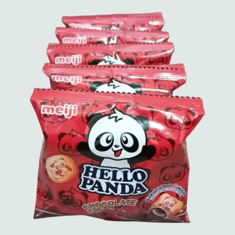 

Hello Panda Biskuit Cream Cokelat 8gr 1 Renceng isi 10 pcs