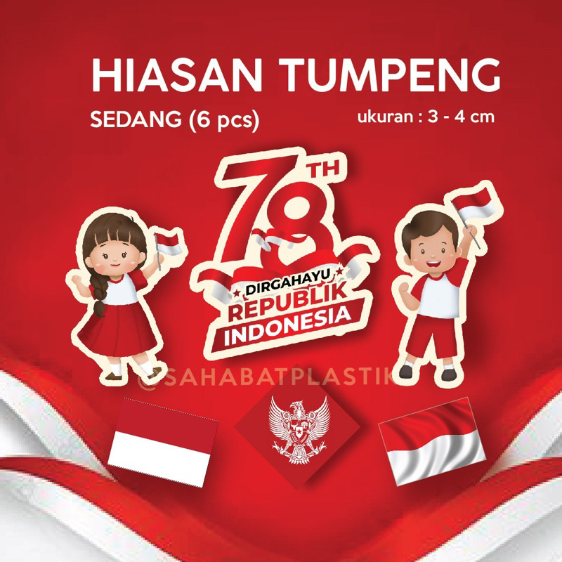 HIASAN TUMPENG AGUSTUSAN / TOPER KUE DIRGAHAYU RI / HIASAN HUT RI / LOMBA HIAS TUMPENG 17 AGUSTUS