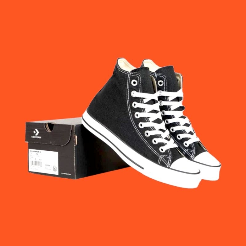 [BISA COD] SEPATU CONVERSE ALLSTAR HIGH  CLASSIC BLACKWHITE