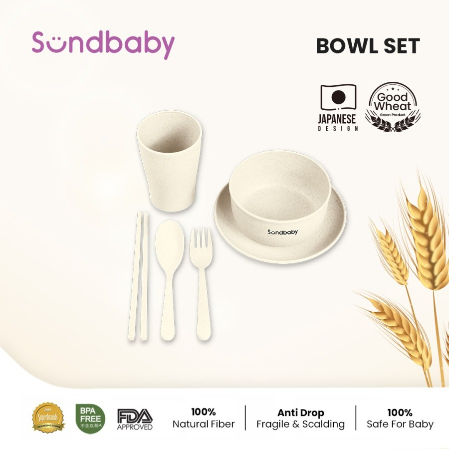 BOLDe Sundbaby Bowl Set Peralatan Makan Anak BPA Free