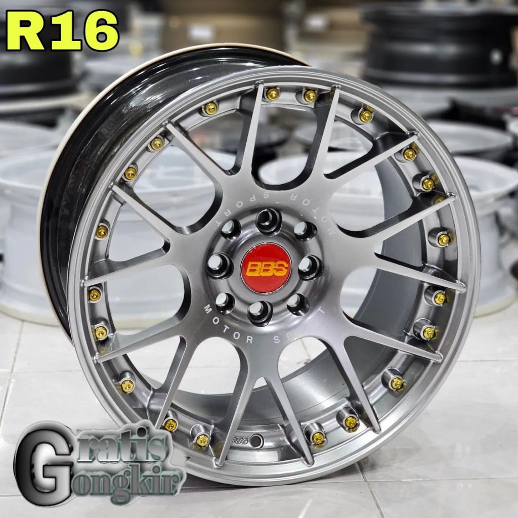 velg racing ring 16 bbs chr murah velg mobil r16x7/8,5 Et 35/30 avanza,xenia,jazz,yaris,livina,mobil