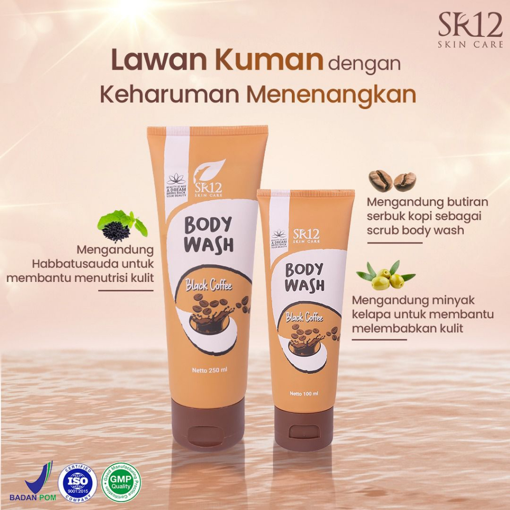 Sr12 Body Wash Coffee Sabun Mandi Pembersih Badan